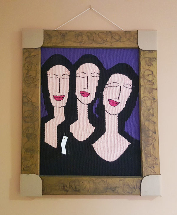 tienda tapices artesanales-tapiz mujeres hecho a mano-APACE Talavera