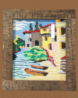 tienda tapices artesanales-tapiz pueblo hecho a mano-APACE Talavera